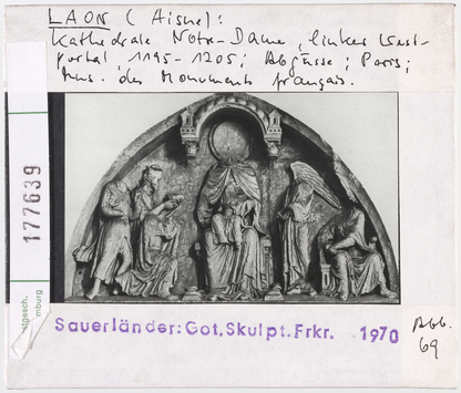 Vorschaubild Laon, Kathedrale: linkes Westportal, Heilige Drei Könige, Abgüsse in Paris, Musée des Monuments francais 